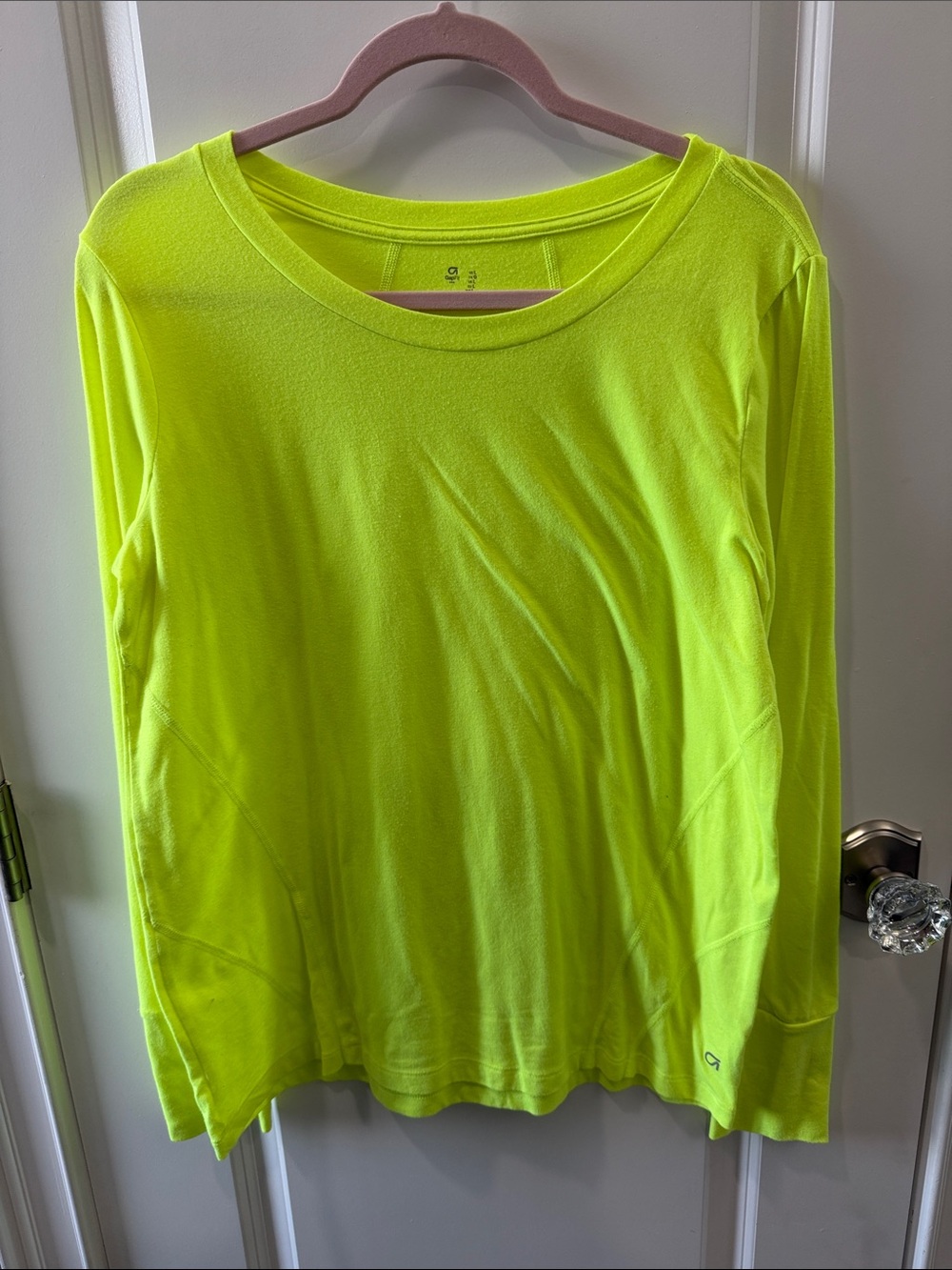 GAP Neon Lime Long-Sleeve Tee